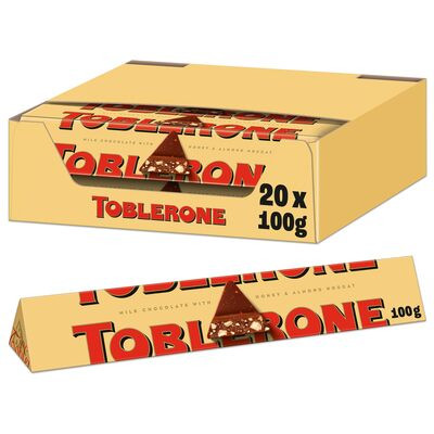 TOBLERONE MILK CHOCOLATE 100G