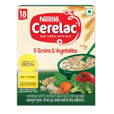 NESTLE CERELAC 5 GRAINS & VEGETABLES 18-24 MONTH