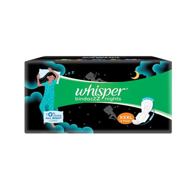 WHISPER ULTRA BINDAZZZ NIGHTS XXL 7 PADS