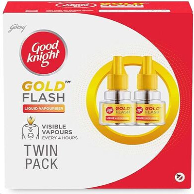 GODREJ GOOD KNIGHT GOLD FLASH VISIBLE VAPOURS 45ML