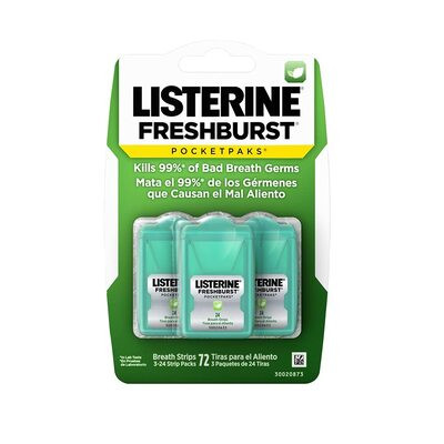LISTERINE FRESHBURST POCKET PAKS 250
