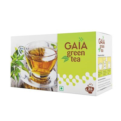 GAIA GREEN TEA 25TEA BAGS