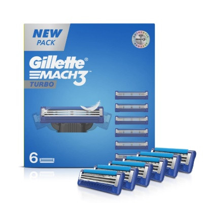 GILLETTE MACH3 TURBO 8CRTS