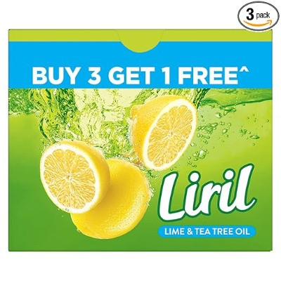 LIRIL LIME & TEA TREE OIL SOAP B3 GET 1FREE 125G