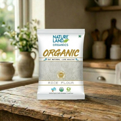 NATURE LAND ORGANIC RICE FLOUR 500G