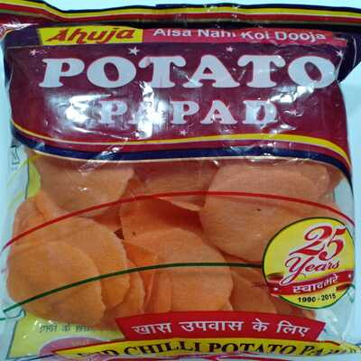 AHUJA RED CHILLY POTATO PAPAD 100G