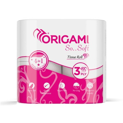 ORIGAMI TISSUE ROLL SUPER SOFT 230 PULLS