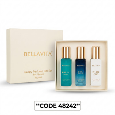 BELLAVITA PERFUME GIFT SET FOR UNISEX 4*2 ML 80ML