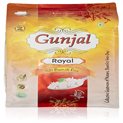 GUNJAL ROYAL 1121 BASMATI RICE 5 KG