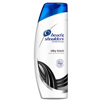 HEAD & SHOULDER SILKY BLACK SHAMPOO 180ML