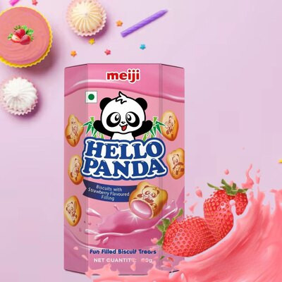 HELLO PANDA STRAWBERRY BISCUITS 45G