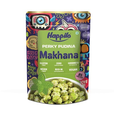 HAPPILO PERKY PUDINA MAKHANA 60G
