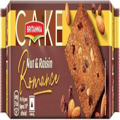 BRITANNIA NUT & RAISIN ROMANCE CAKE 140G