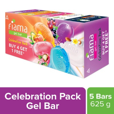 FIAMA GEL BAR CELEBRATION PACK BUY4 GET1 FREE