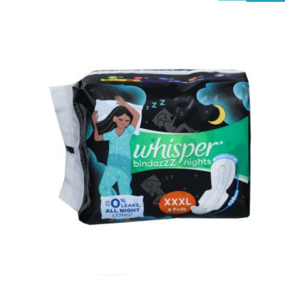 WHISPER BINDAZZ NIGHTS XXL+ 45 PADS