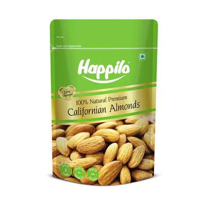 HAPPILO CALIFORNIAN ALMONDS 200G