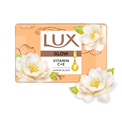 LUX FLAW-LESS GLOW JASMINE VITAMIN C+E SOAP 41G