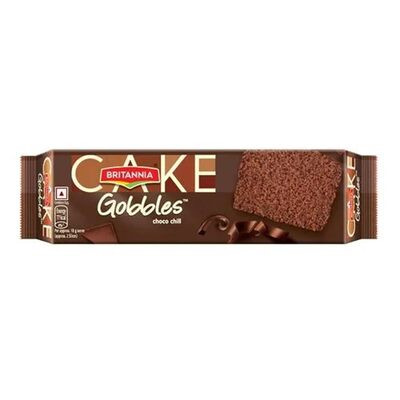 BRITANNIA GOBBLES CHOCO CHILL CAKE 100G