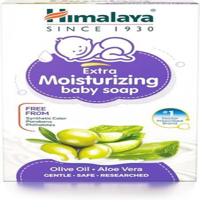 HIMALAYA EXTRA MOISTURIZING BABY SOAP 75G