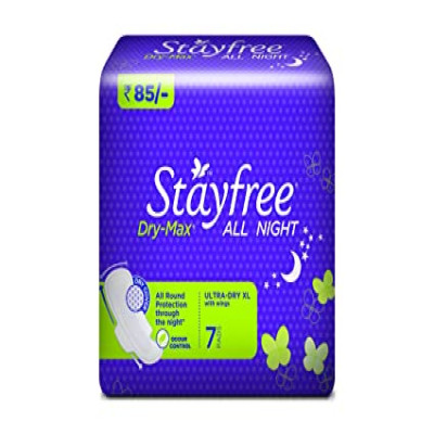 STRAYFREE DRY MAX ALL NIGHT ULTRA DRY XL 7PADS