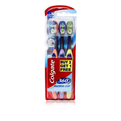 COLGATE 360 WHOLE MOUTH CLEAN BUY2 GET1 FREE