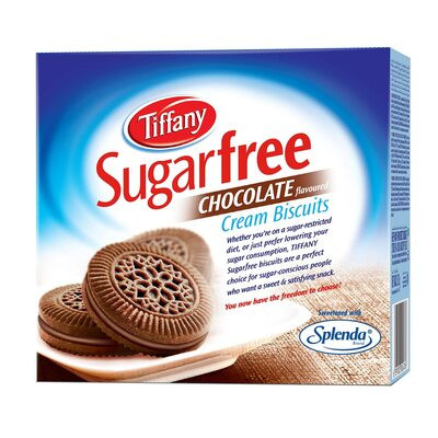TIFFANY SUGAR FREE CHOCOLATE CREAM COOKIES 162G
