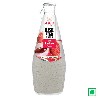 MAGIC TIME BASIL SEED DRINK LYCHEE FLAVOUR 300ML