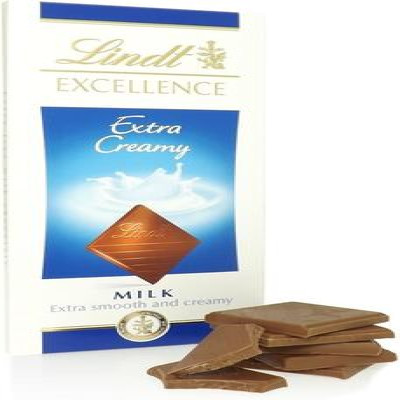 LINDT EXTRA CREAMY MILK CHOCOLATE 100G
