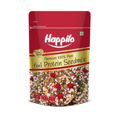 HAPPILO 6 IN 1 SUPER SEEDS & NUTS MIX 250G
