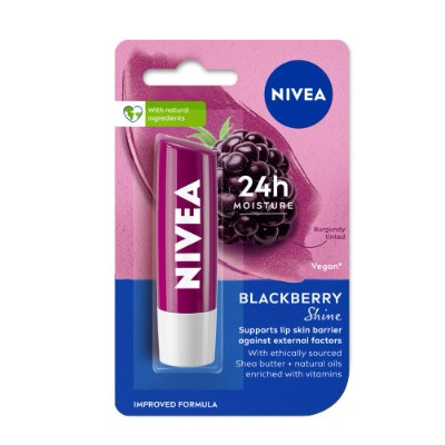 NIVEA LIP CARE BLACKBERRY SHINE 4.8G