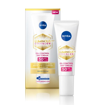 NIVEA LUMINOUS EVENGLOW OIL CONTROL DAY CREAM 10ML