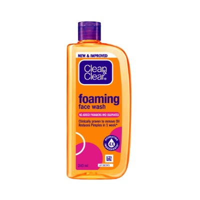 CLEAN & CLEAR FOAMING FACE WASH 240ML