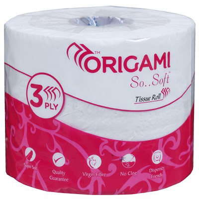 ORIGAMI SO SOFT TISSUE ROLL 340N X 1 ROLL