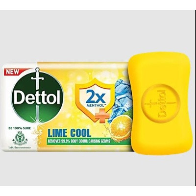 DETTOL LIME COOL SOAP 4*125GM PACK