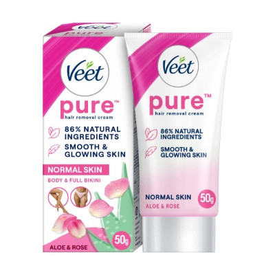 VEET PURE SENSITIVE SKIN HAIR REMOVAL CREAM 50G