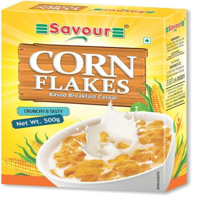 SAVOUR CORN FLAKES POUCH 500G