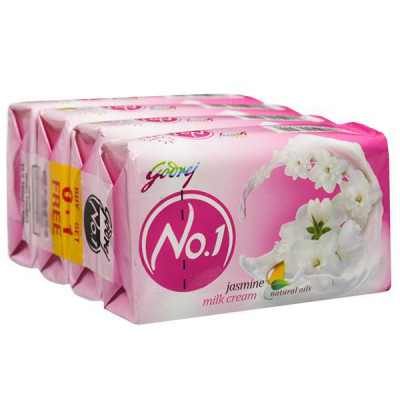GODREJ NO1 JASMINE MILK CREAM SOAP 5*100G SET