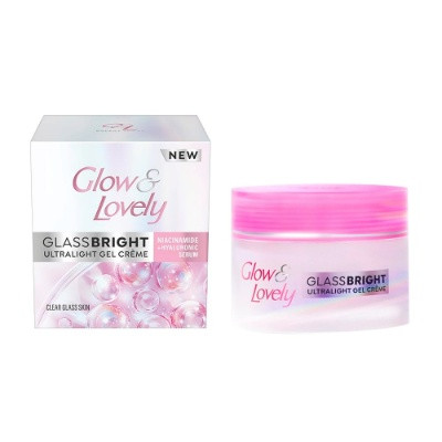 GLOW & LOVELY GLASSBRIGHT ULTRALIGHT GEL CREME 23G