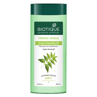 BIOTIQUE FRESH NEEM AD SHAMPOO+COND 180ML