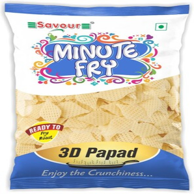 SAVOUR MINUTE FRY 3D PAPAD 240+10G
