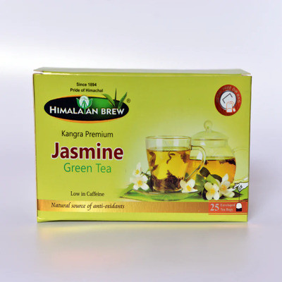 HIMALAYAN BREW KANGRA JASMINE GREEN TEA 25 TEABAGS