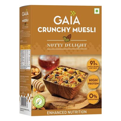 GAIA CRUNCHY MUSELI NUTTY DELIGHT 400G
