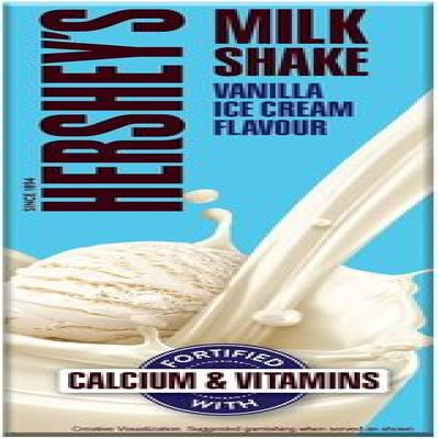 HERSHEYS MILK SHAKE VANILLA ICE CREAM FLAVOUR 180M