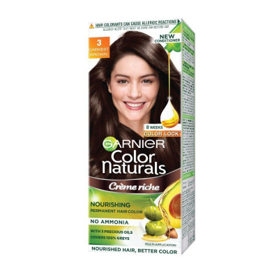 GARNIER COLOR DARKEST BROWN 3 70ML+60G