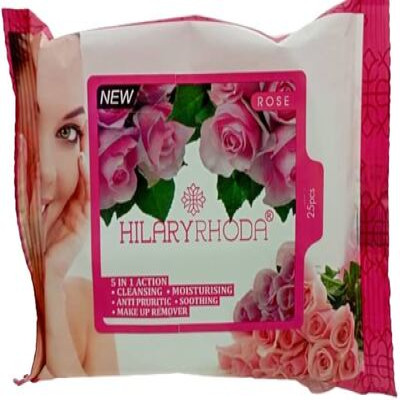 HILARY RHODA ROSE WIPES 25PCS
