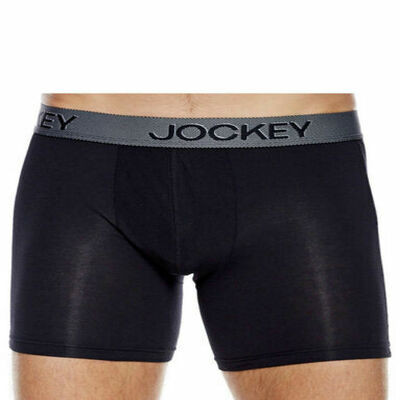 JOCKEY BOXER BRIEF 8009 XXL CHARCOAL 2PC