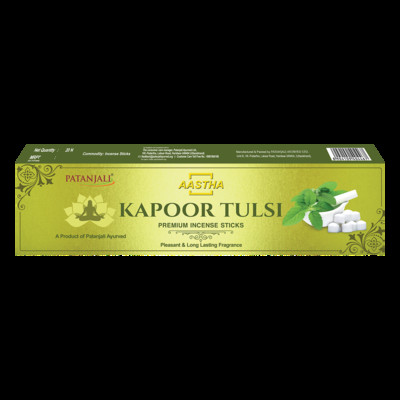 PATANJALI AASTHA KAPOOR TULSI AGARBATTI 20N