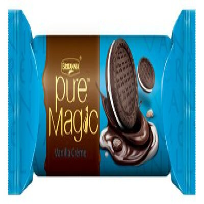 BRITANNIA PURE MAGIC VANNILA BISCUITS 100G