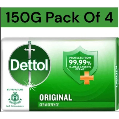 DETTOL ORIGINAL SOAP 150G*4