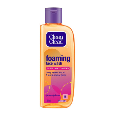 CLEAN & CLEAR FOAMING FACEWASH OIL FREE 150ML